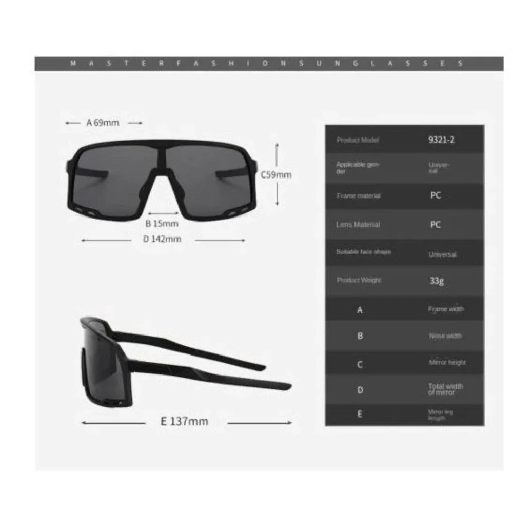 Men's‎ Sport Sunglasses Black Frame Mirror Lens Neon Green Accents Outfit Gafas